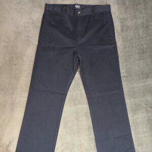 The Childrens Place Boys Size 18 Navy Blue Uniform Stretch Straight Chino Pants